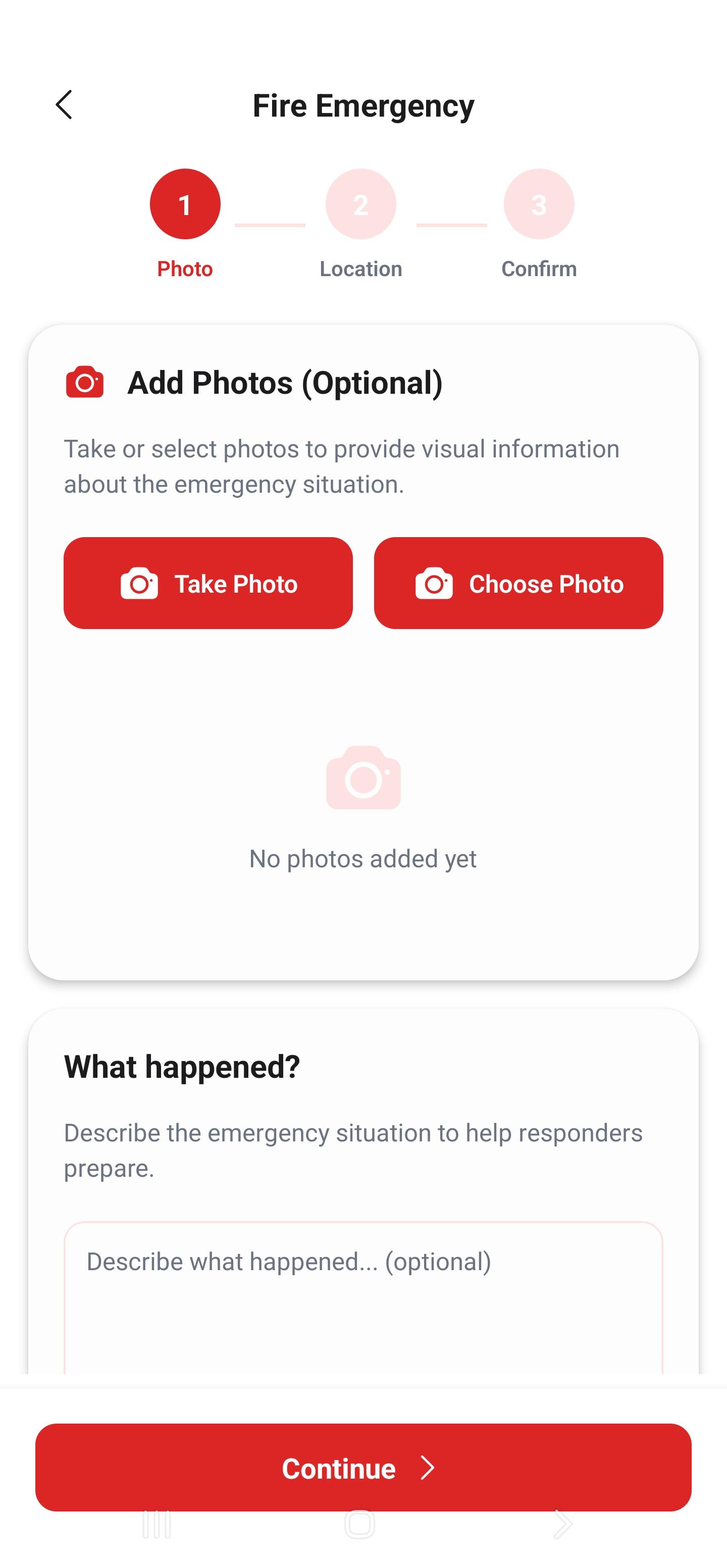 Case Details Screen
